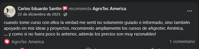 Opinión de un alumno de AgroTec America