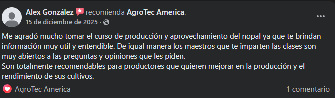 Opinión de un alumno de AgroTec America