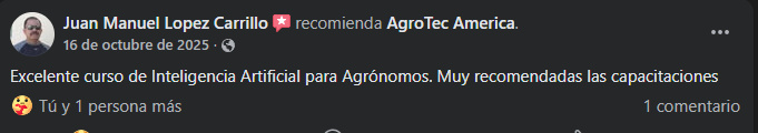 Opinión de un alumno de AgroTec America