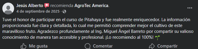Opinión de un alumno de AgroTec America